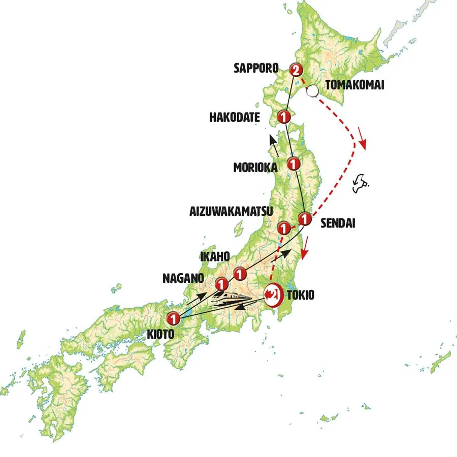 Centro y Norte de Japón - imagen 1