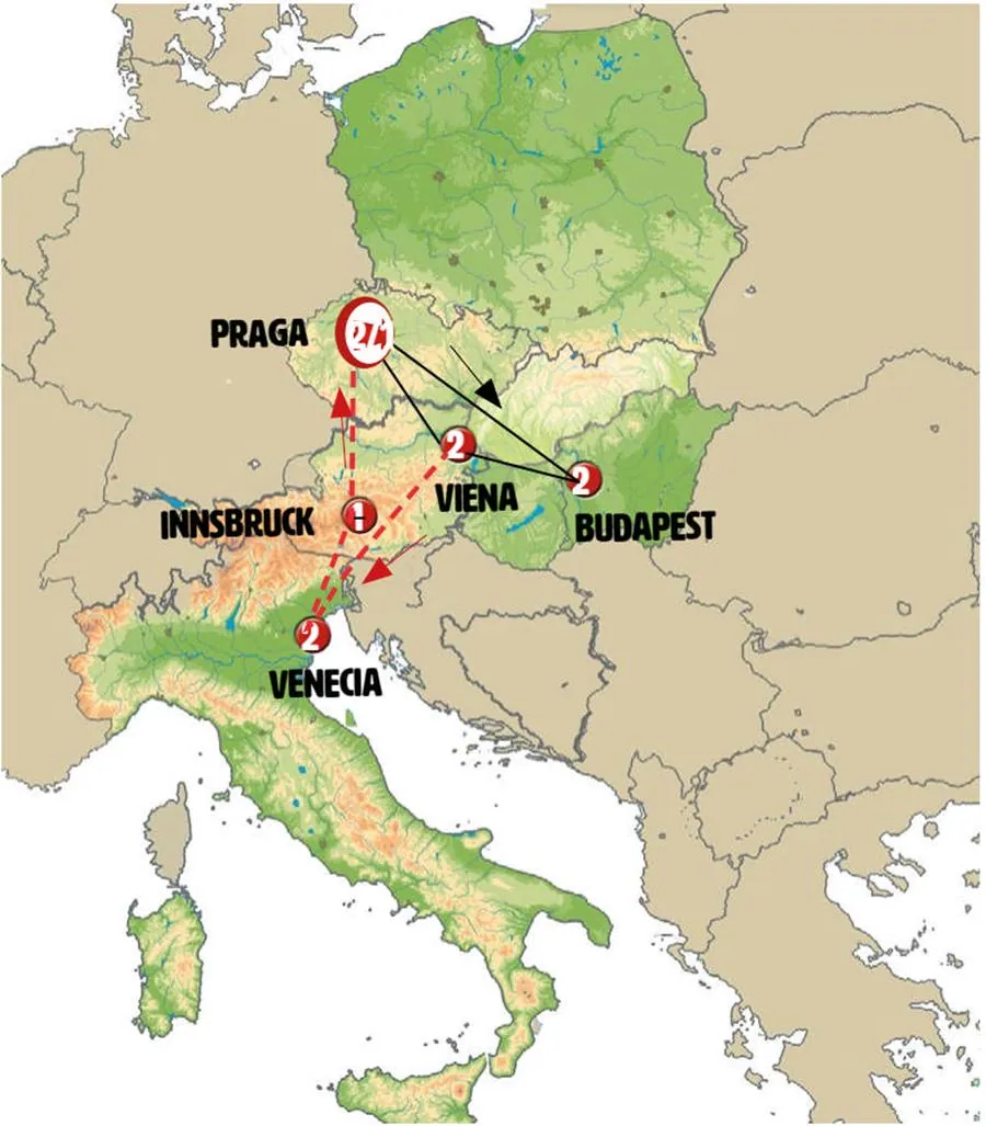 Chequia, Austria, Norte de Italia y Baviera Fin Praga - imagen 1