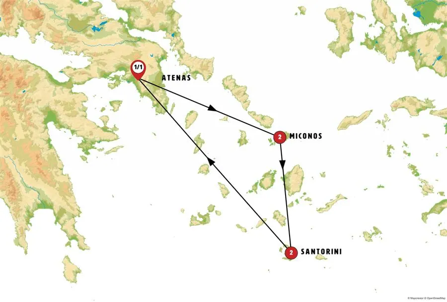 Miconos y Santorini - imagen 1