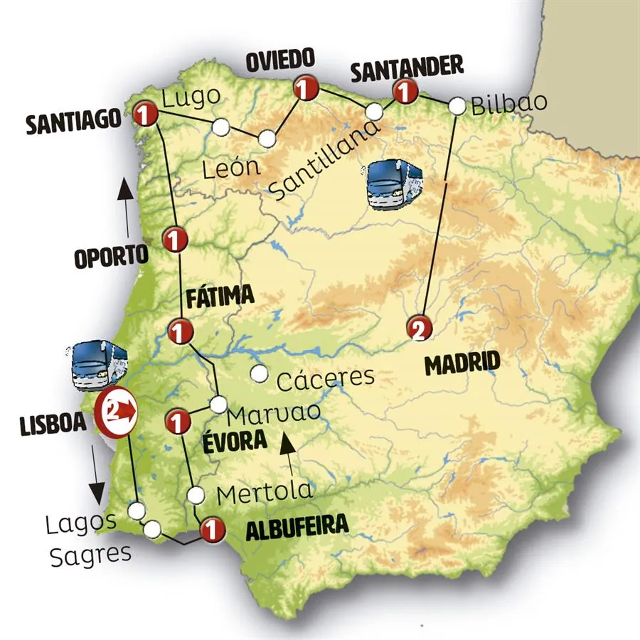 Portugal Completo y Norte de España - imagen 1