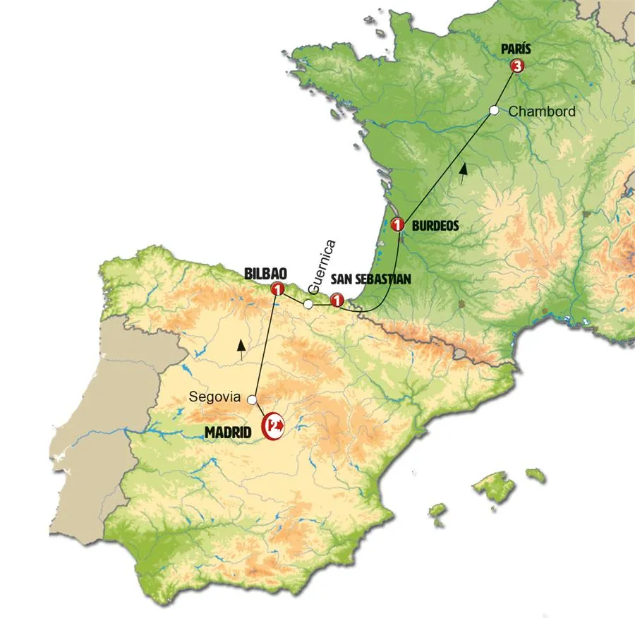 Madrid, País Vasco y París - imagen 1