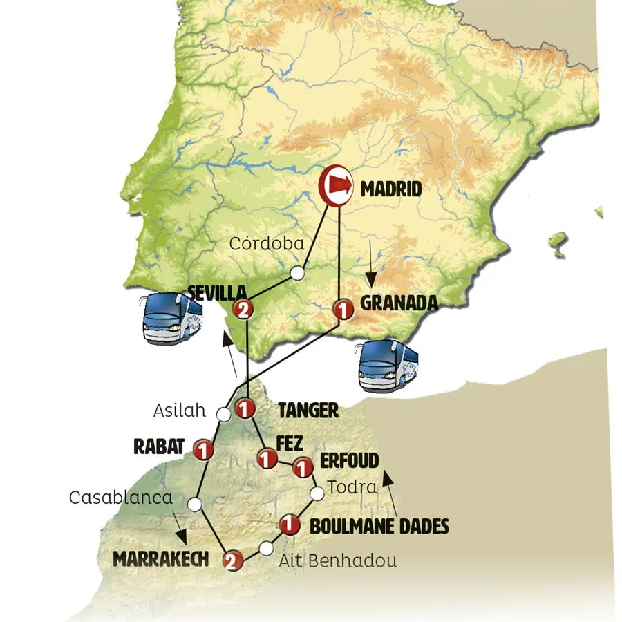 Andalucía y Marruecos (sin Alhambra) - imagen 1