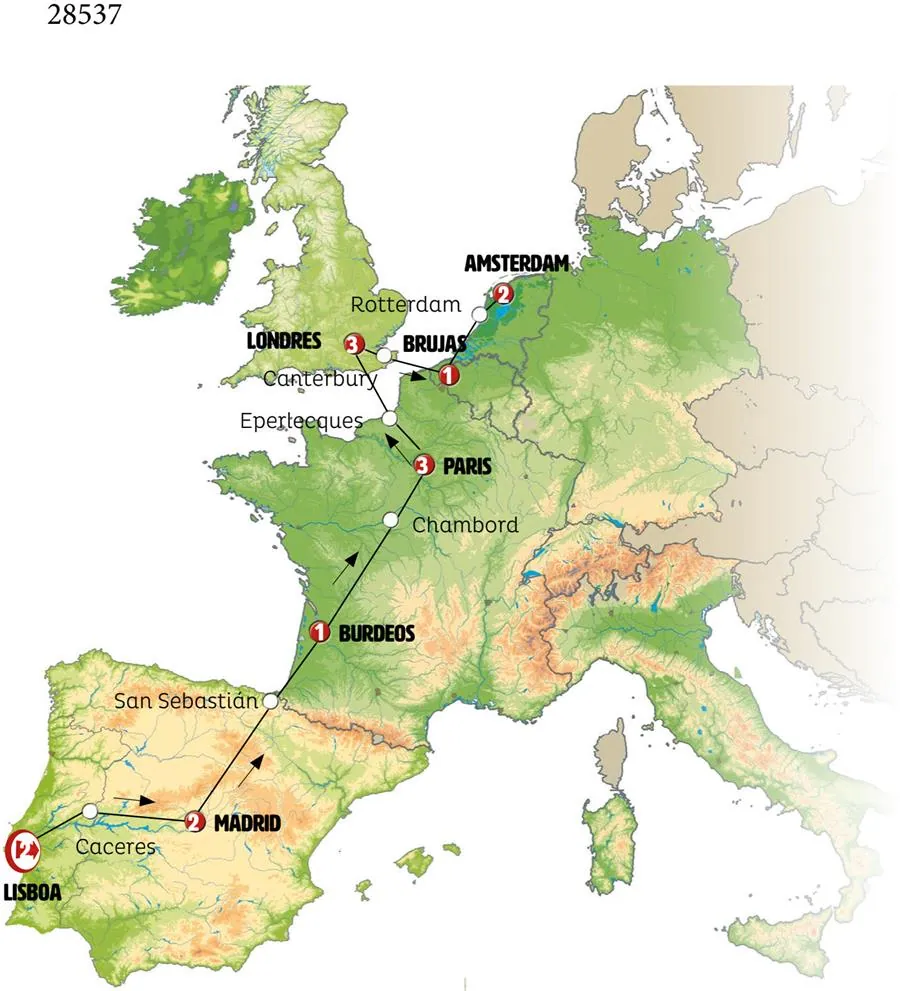 Lisboa, Madrid y Norte Europeo Fin Ámsterdam - imagen 1