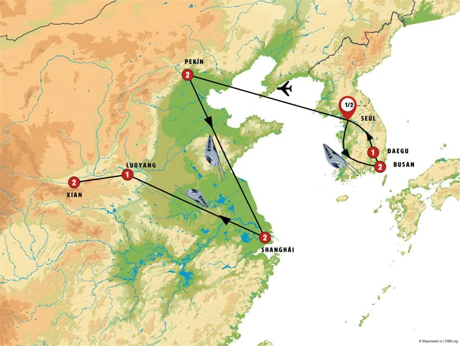 Corea y Triángulo Dorado en China - imagen 1