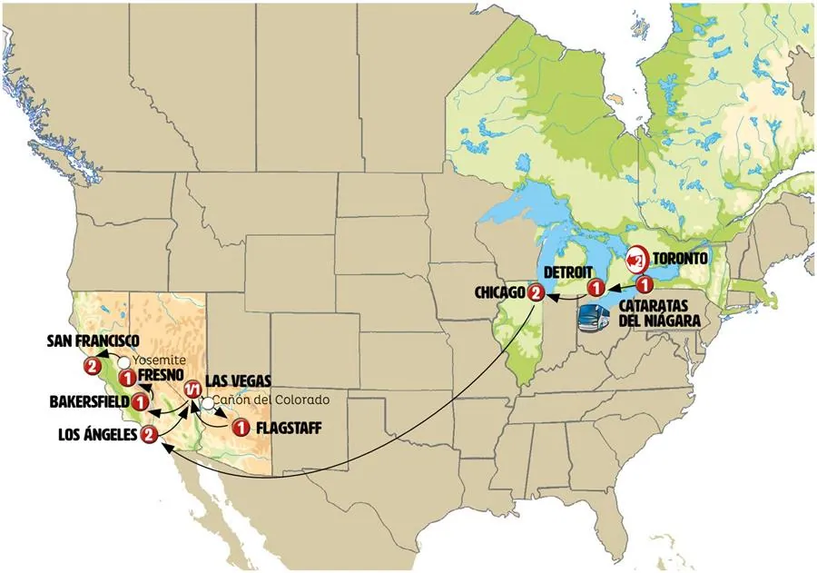 Toronto, Niágara y Chicago y Clásicos del Oeste - imagen 1