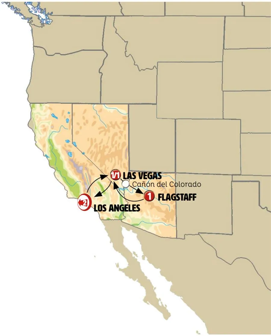 Los Ángeles, las Vegas y el Gran Cañón Fin los Ángeles - imagen 1
