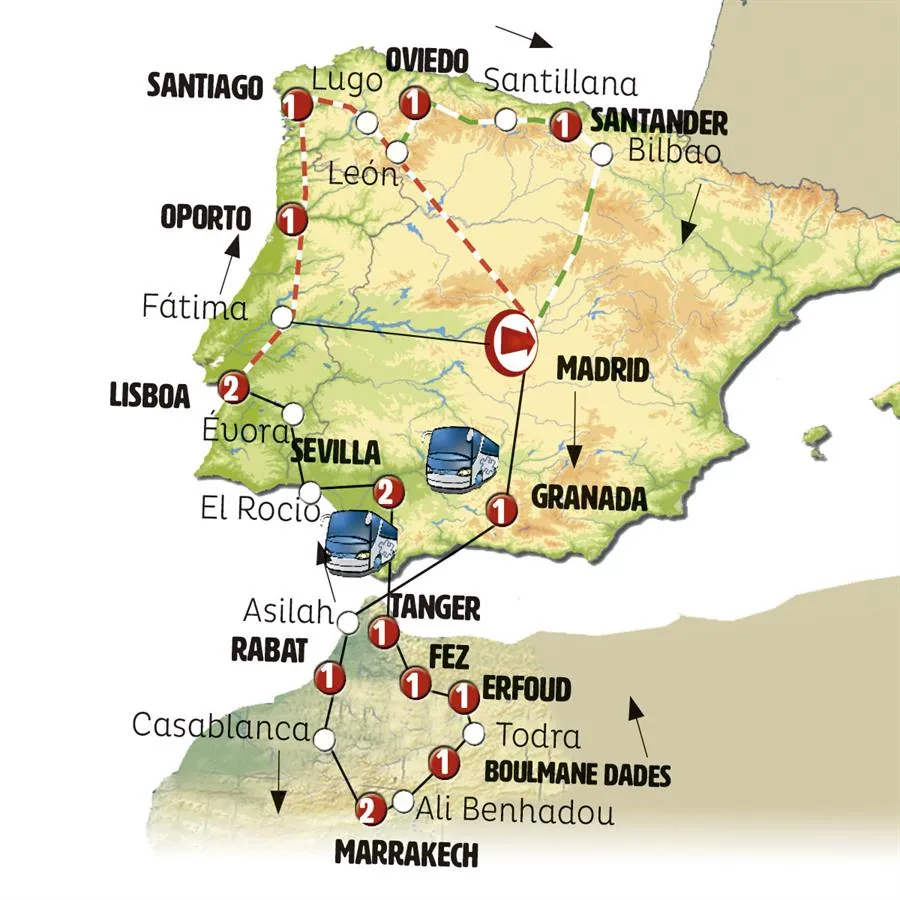 Marruecos, España y Portugal con Madrid (sin Alhambra) - imagen 1