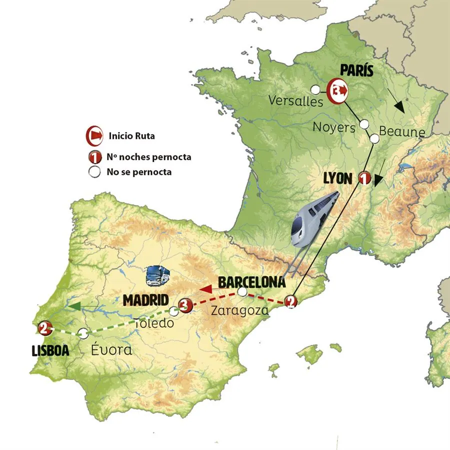 París, Barcelona con Tren Alta Velocidad - imagen 1