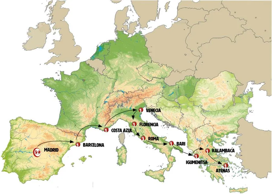 España, Italia Esencial y Norte de Grecia Fin Atenas - imagen 1