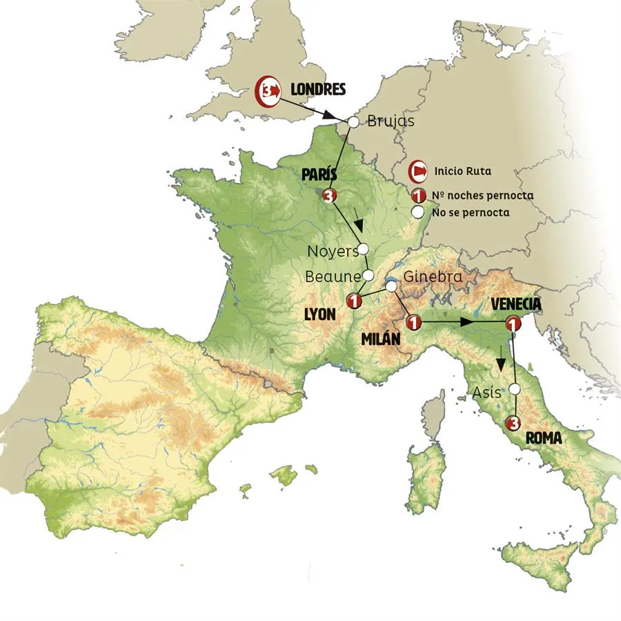 Diagonal Europeo (fin Roma) - imagen 1