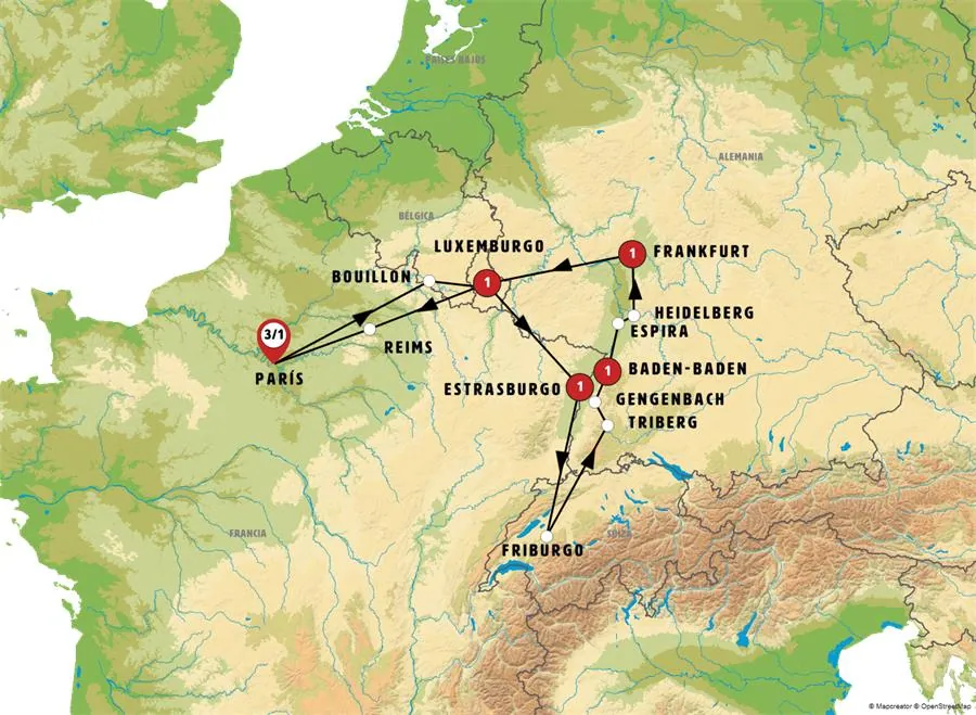 Vuelta por la Selva Negra con París - imagen 1