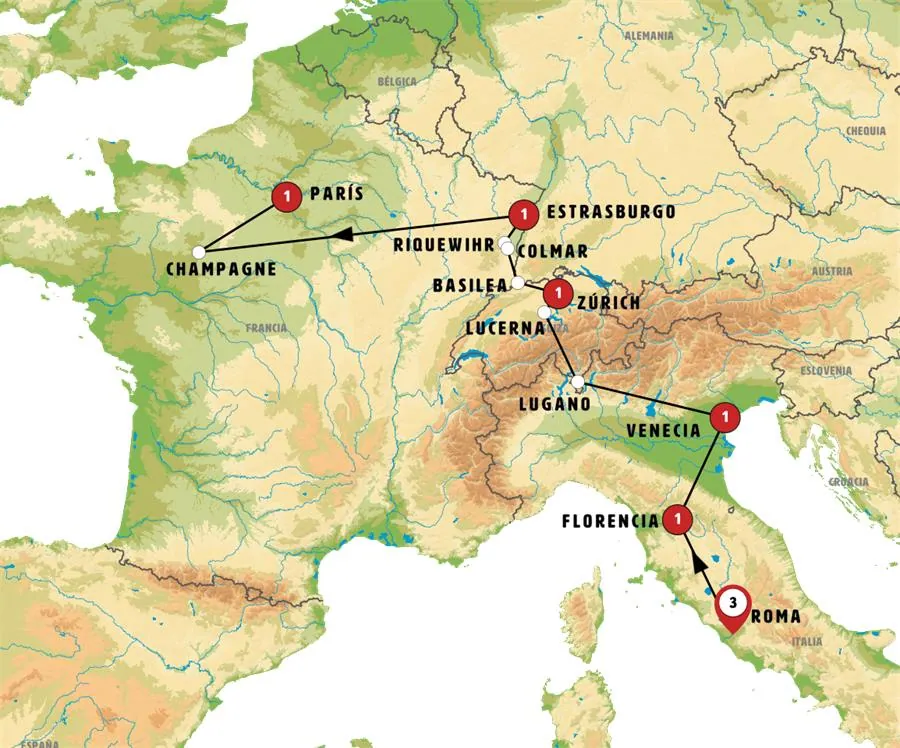 Italia y Suiza con Alsacia Encantada - imagen 1