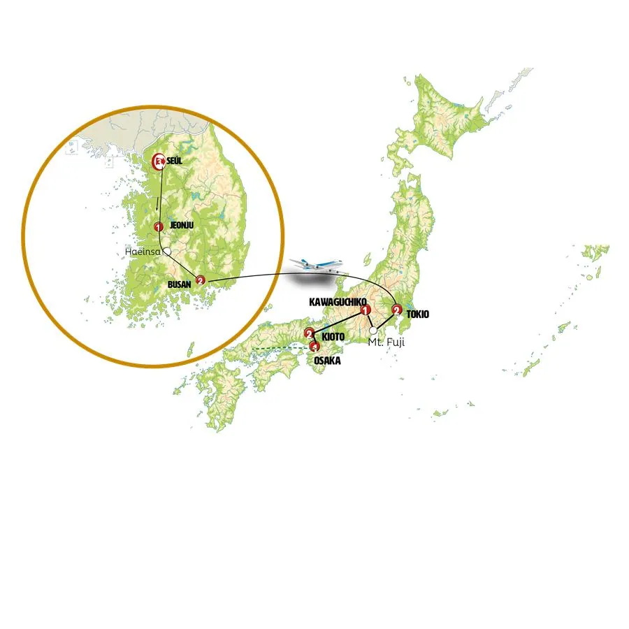 Luces de Corea y Japón Esencial - imagen 1
