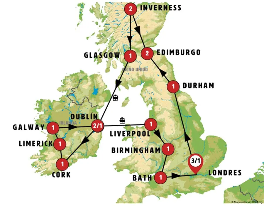 Londres, Tierras Altas, Irlanda y Sur de Inglaterra - imagen 1
