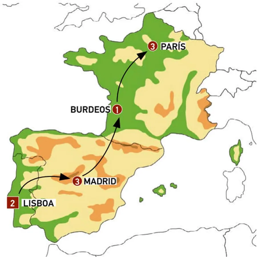 Lisboa, Madrid y París Turista - imagen 1