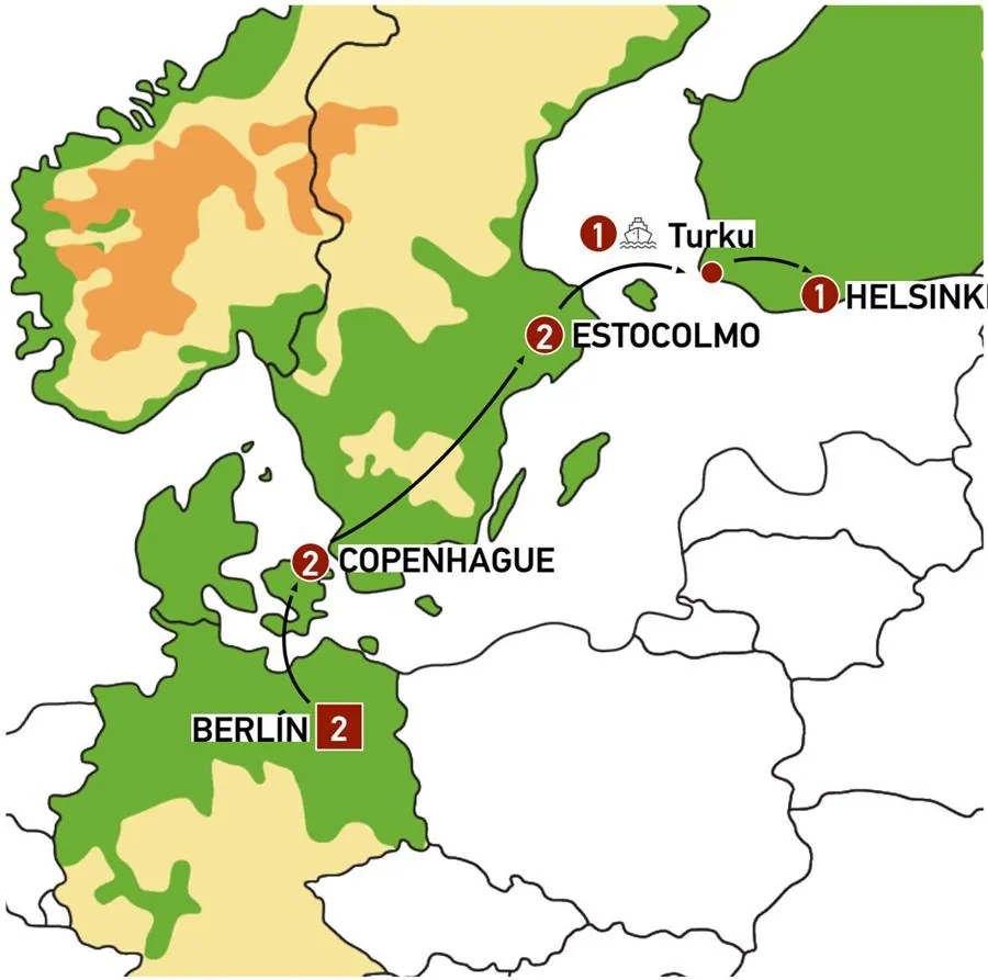 Berlín, Copenhague, Estocolmo y Helsinki - imagen 1