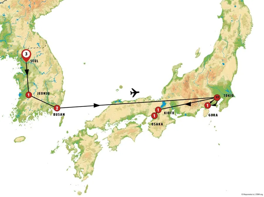 Imágenes de Corea y Japón con Hakone - imagen 1