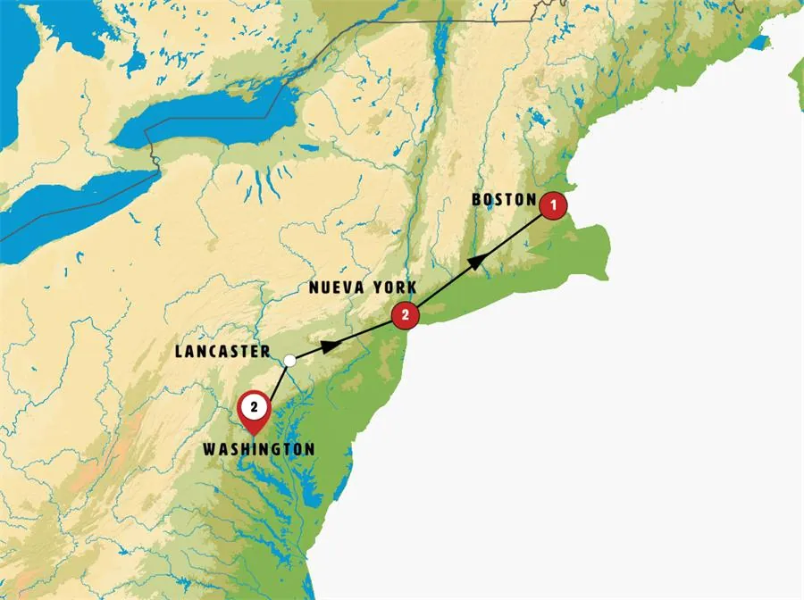 Washington, Ny y Boston - imagen 1