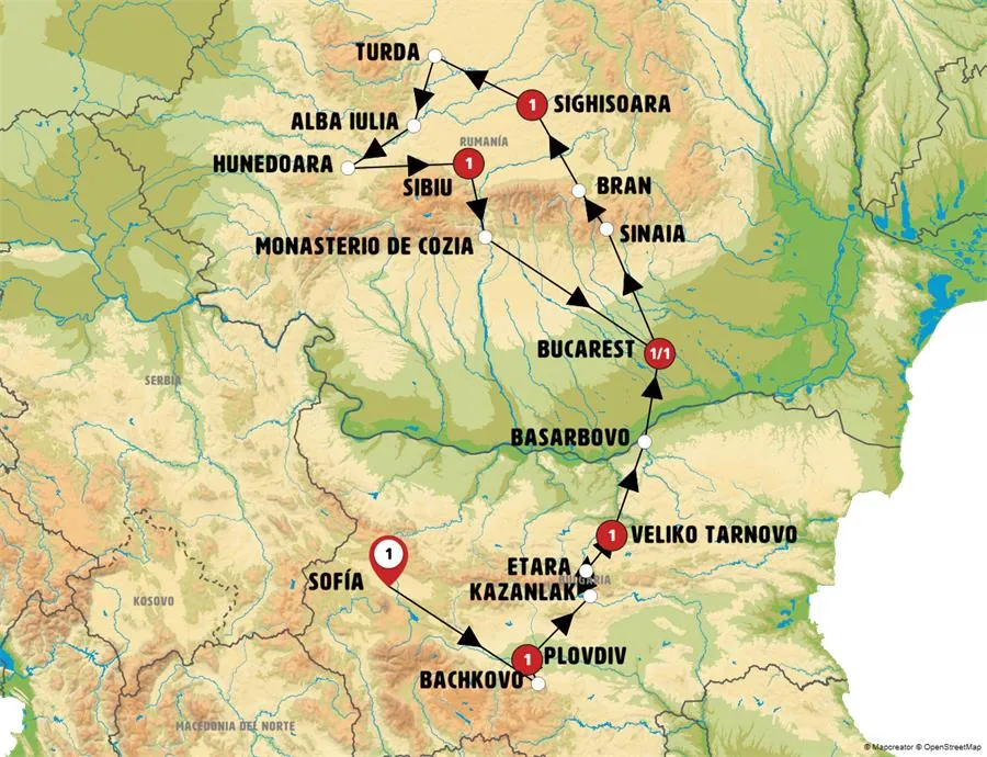 Triángulo Búlgaro y Joyas de Rumanía - imagen 1