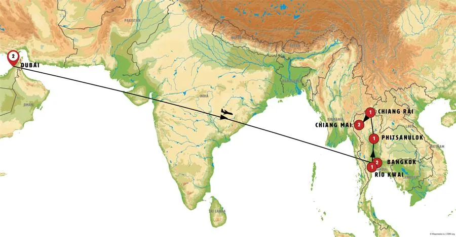 Dubái Express y Tailandia - imagen 1