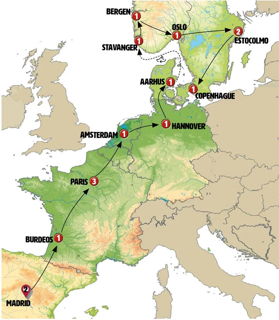 Europa Total Madrid-Copenhague - imagen 1
