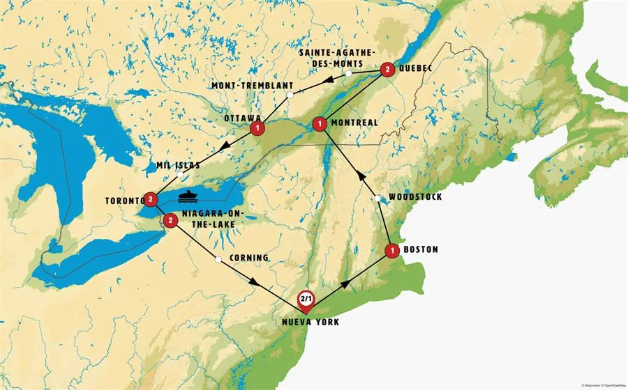 Costa Este y Canadá Soñada - imagen 1