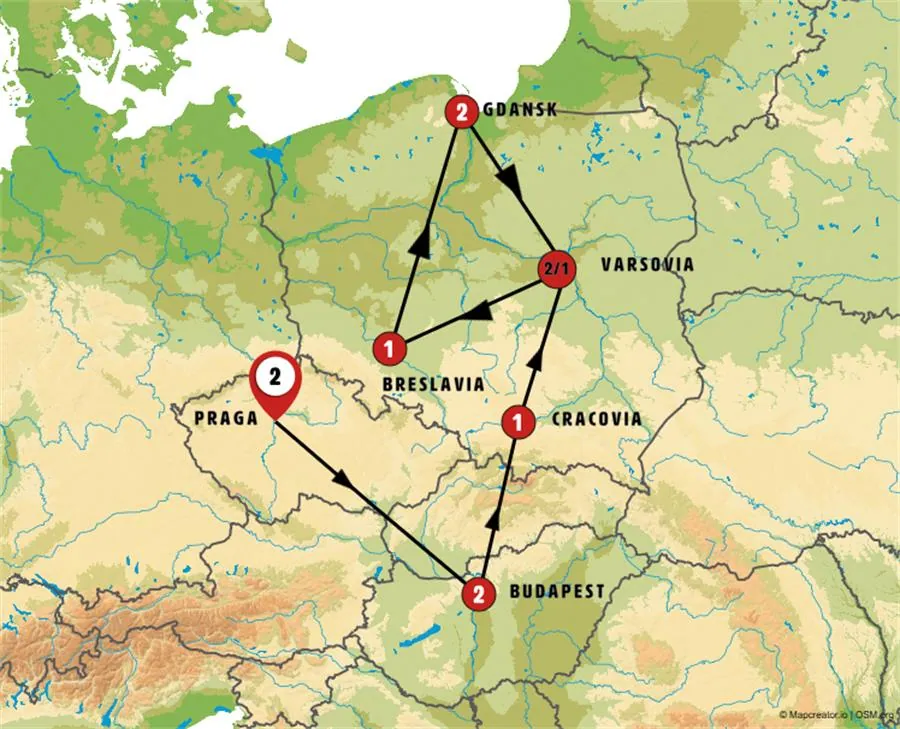 Chequia, Budapest y Vuelta al Norte Polaco - imagen 1