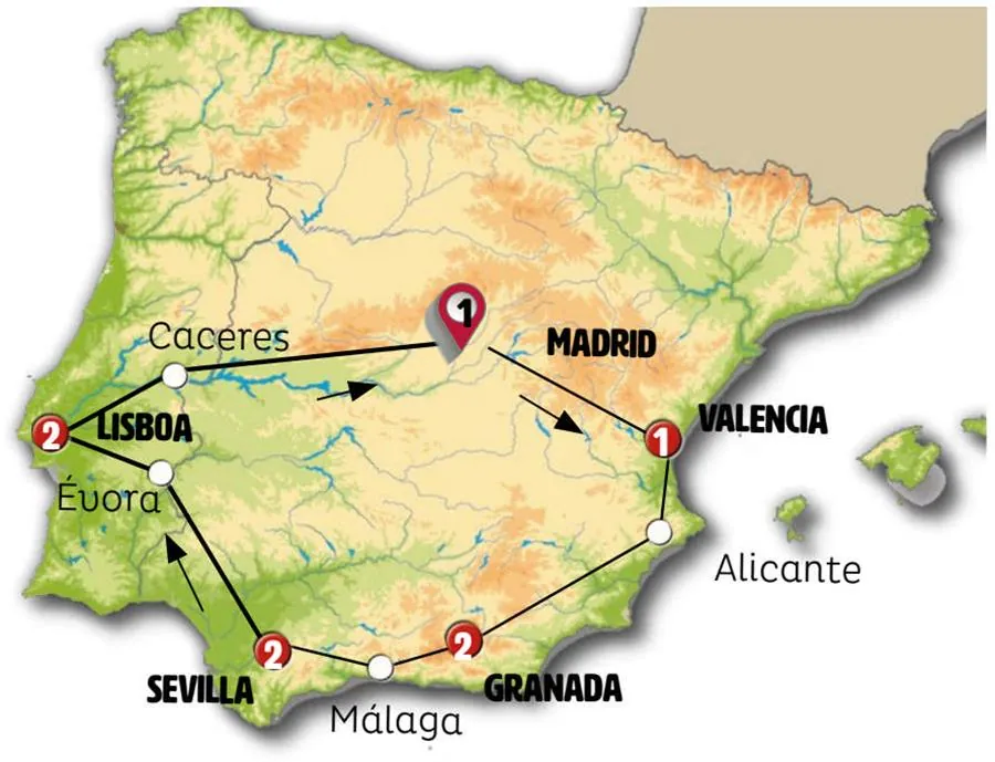 Costa de Levante, Andalucía y Portugal - imagen 1