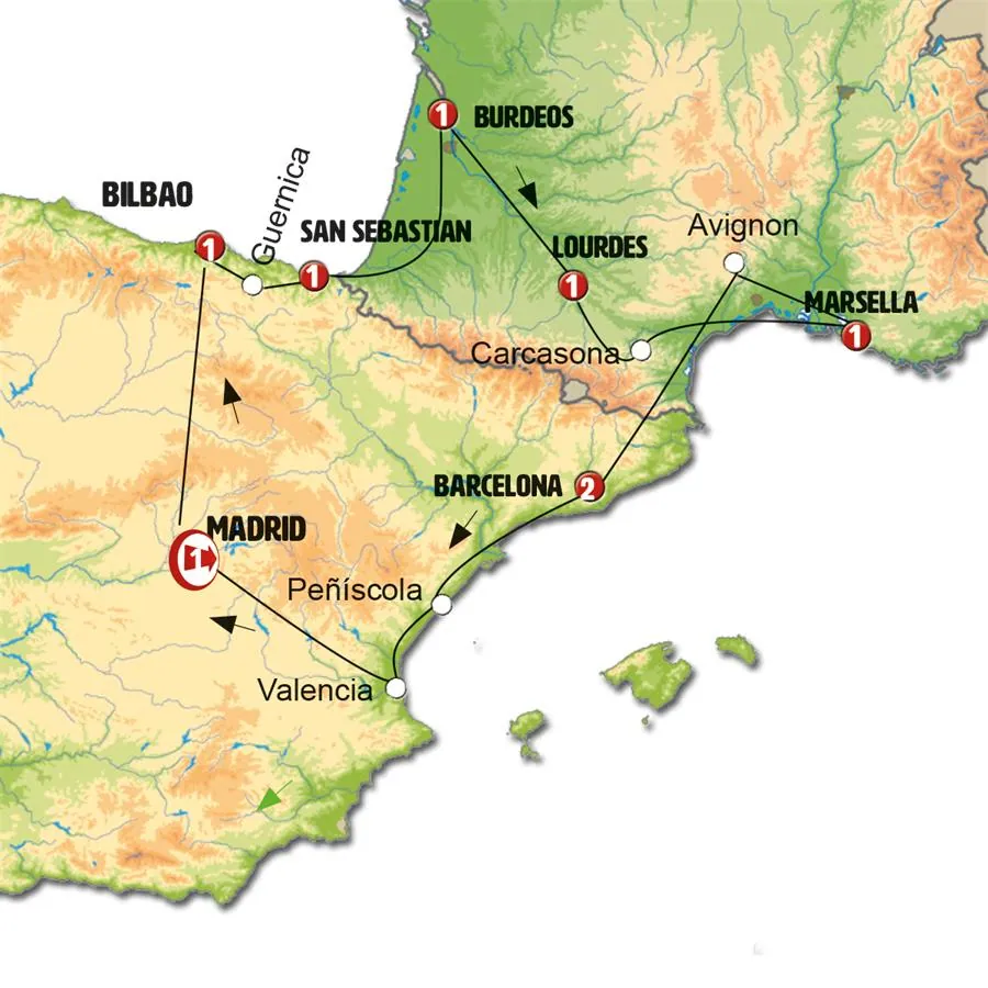 País Vasco, Lourdes, Provenza y Barcelona - imagen 1
