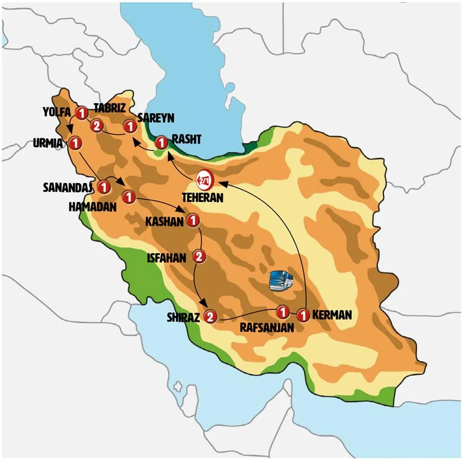 Esencias de Irán: del Mar Caspio a Persépolis Fin Kerman - imagen 1
