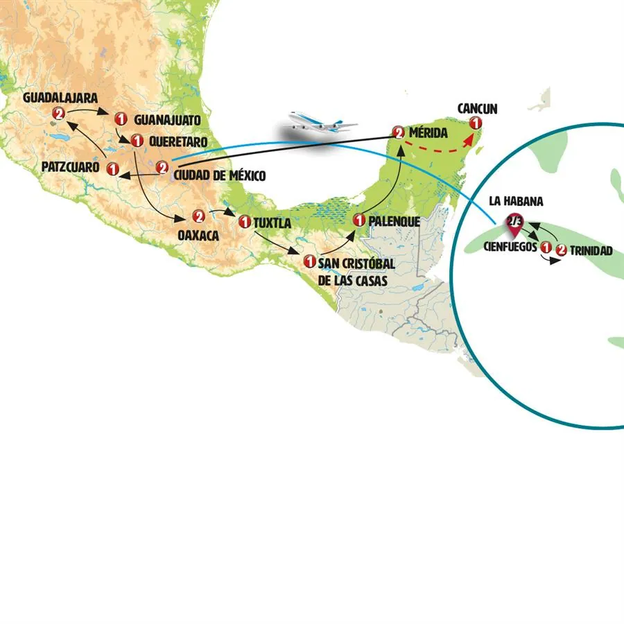 La Gran Ruta de Cuba y México - imagen 1
