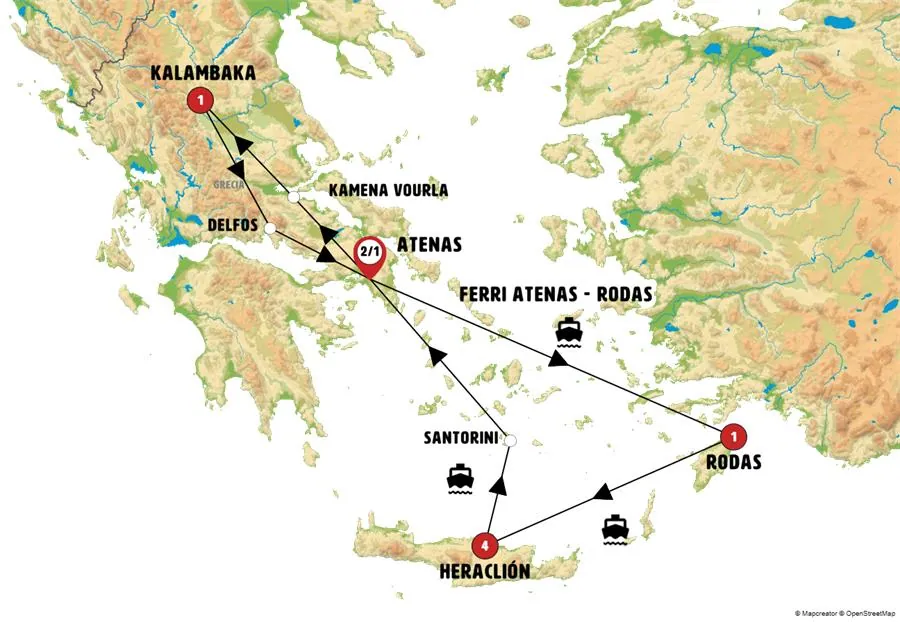 Rodas, Creta y Grecia Continental - imagen 1
