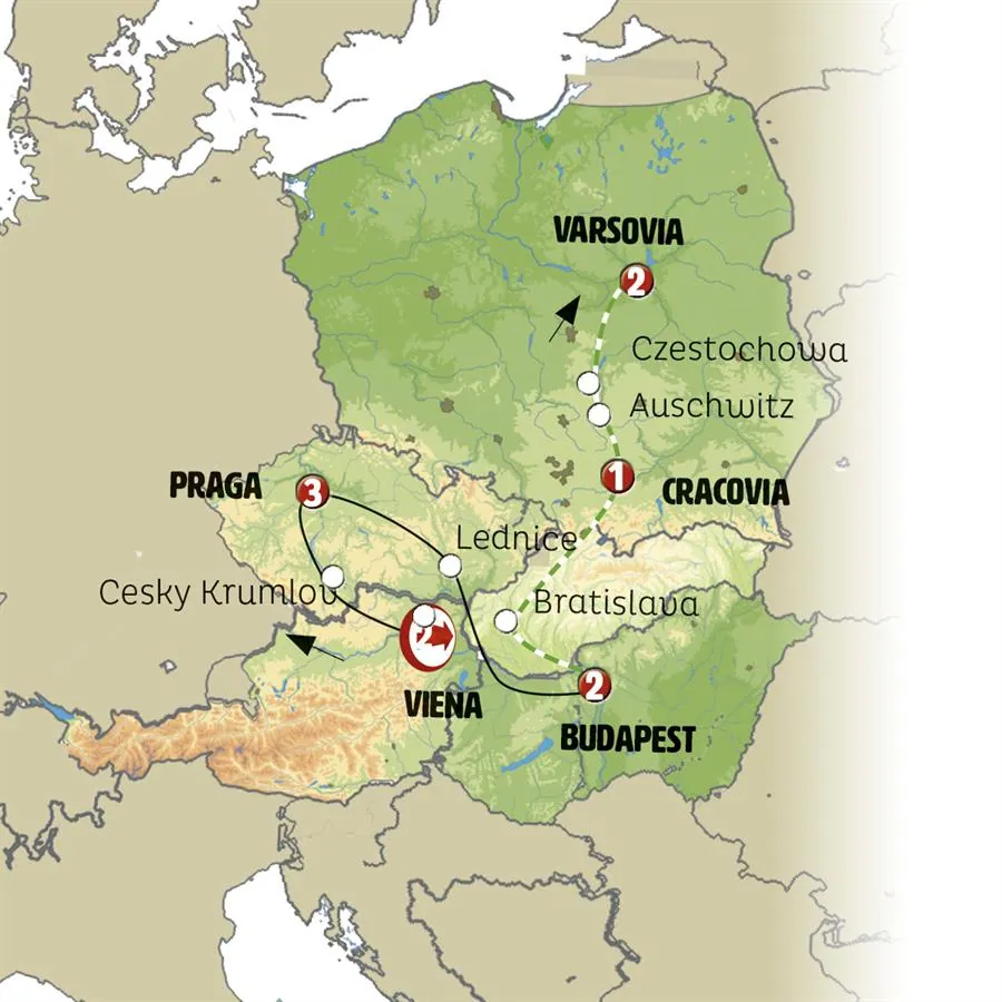 Viena, Praga y Budapest Fin Viena Rot - imagen 1