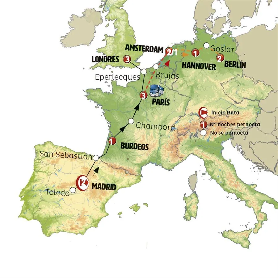 Madrid, París y Ámsterdam - imagen 1