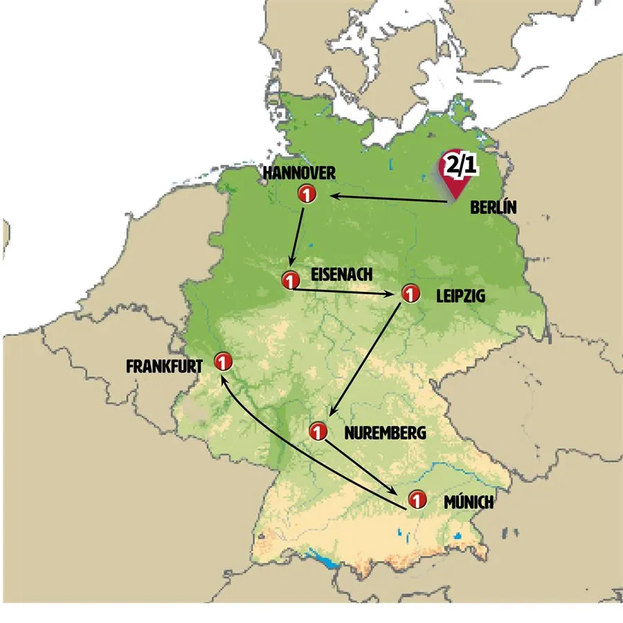 Alemania al Completo con Berlín - Fin Frankfurt - imagen 1