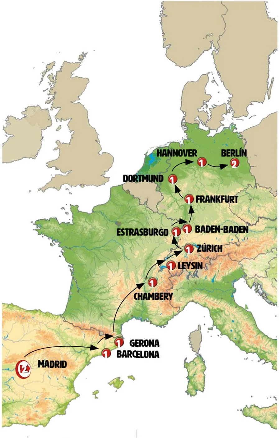 España y Suiza con Alsacia y Ruta Cuentos de Hadas Fin Berlín - imagen 1