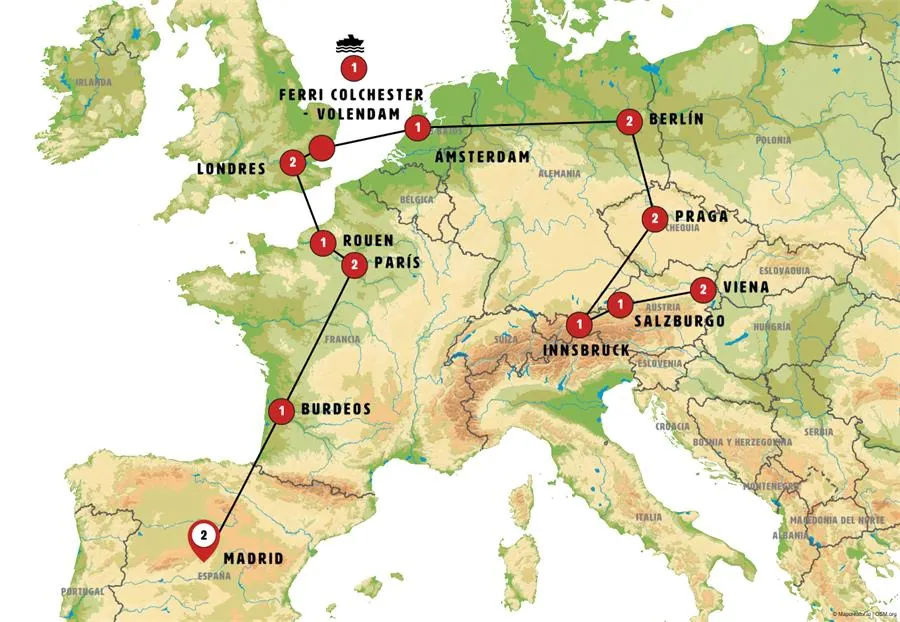 Gran Ruta Europea +i - Fin Viena - imagen 1