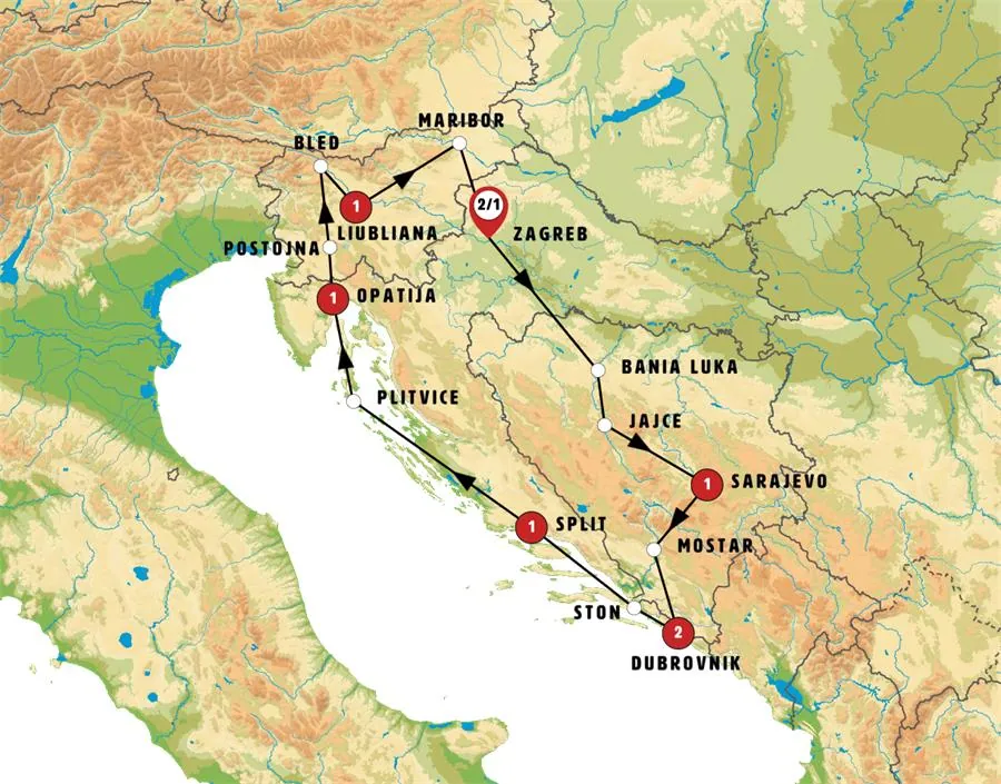 Croacia, Bosnia y Eslovenia - imagen 1