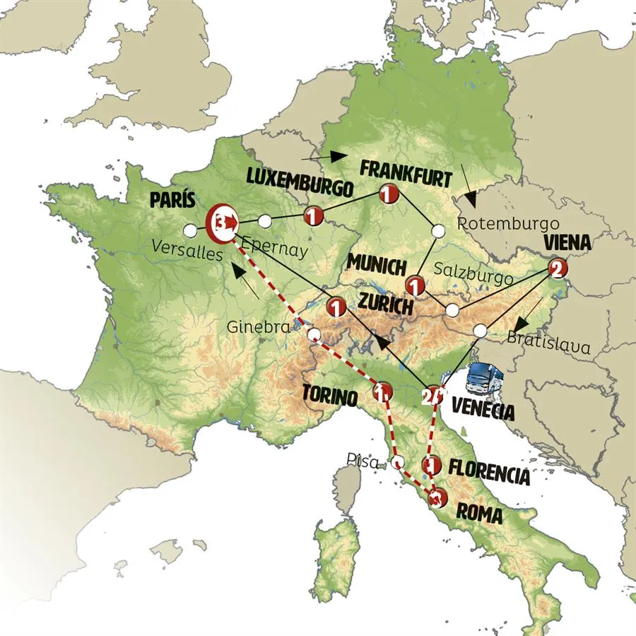 París, Viena, Venecia - imagen 1