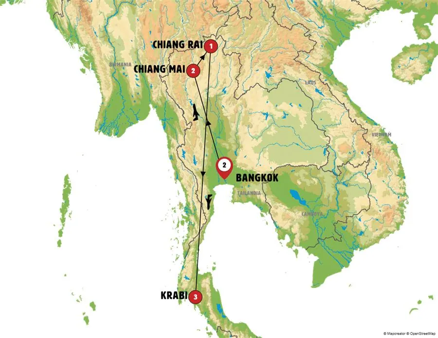 Bangkok, Triángulo Dorado y Krabi - imagen 1
