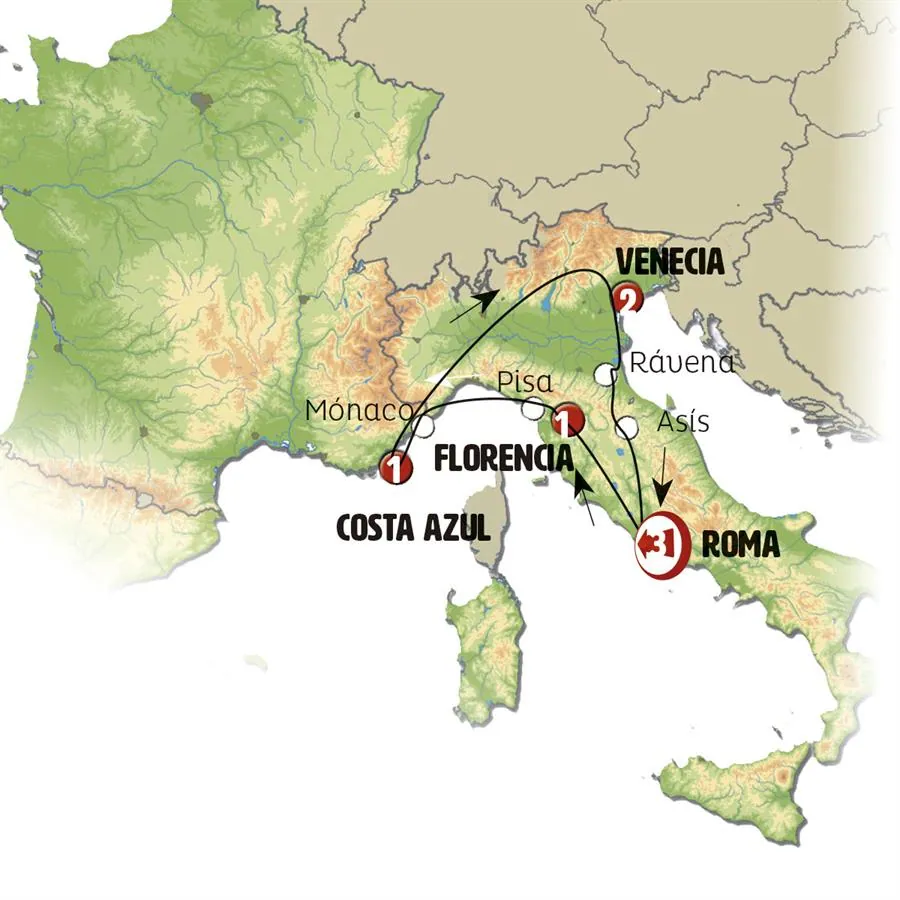 Italia Turista Rot - imagen 1