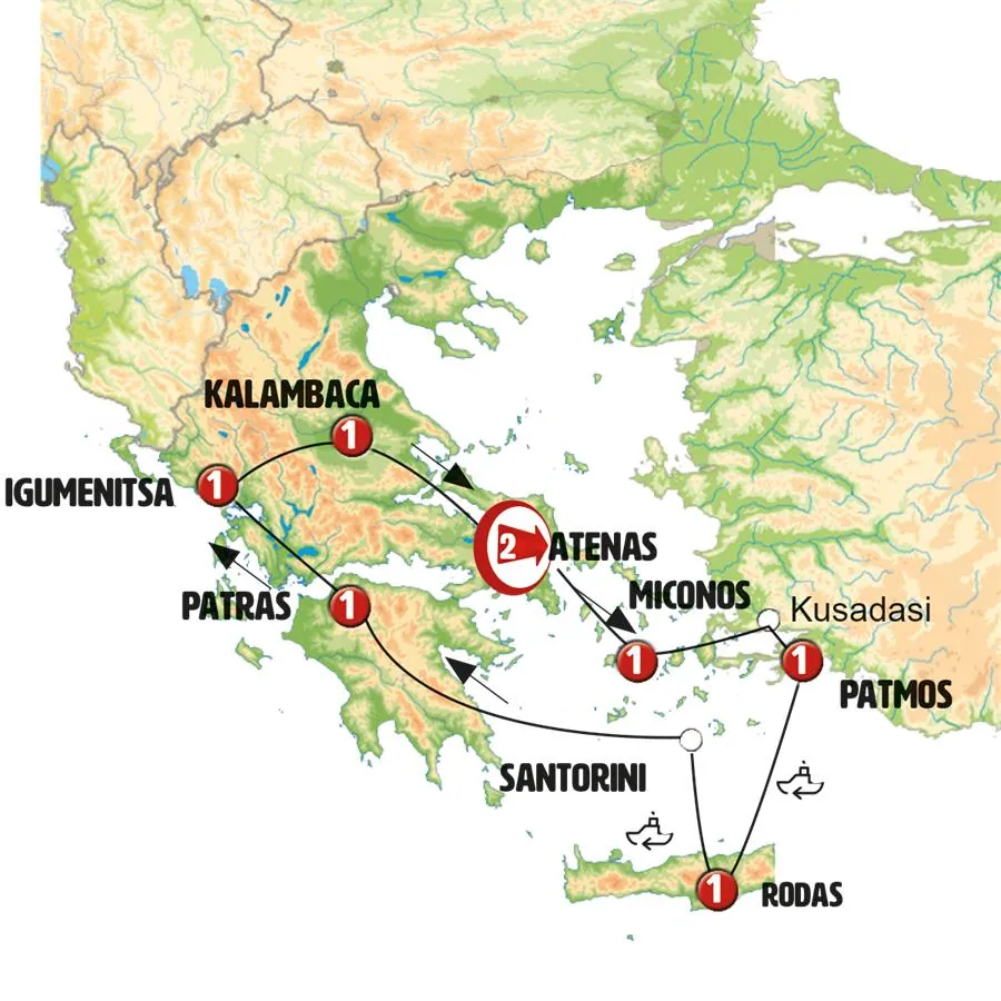 Bellezas del Egeo, Peloponeso y Norte de Grecia Ext - imagen 1