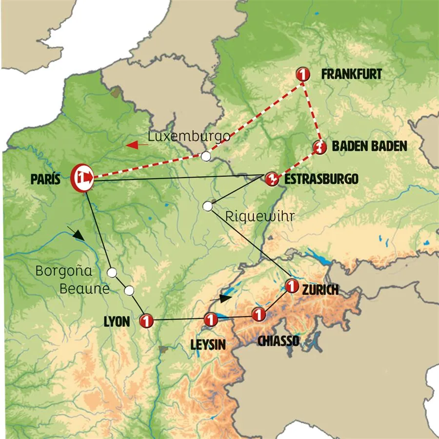 Francia y Suiza con Alsacia y Selva Negra - imagen 1