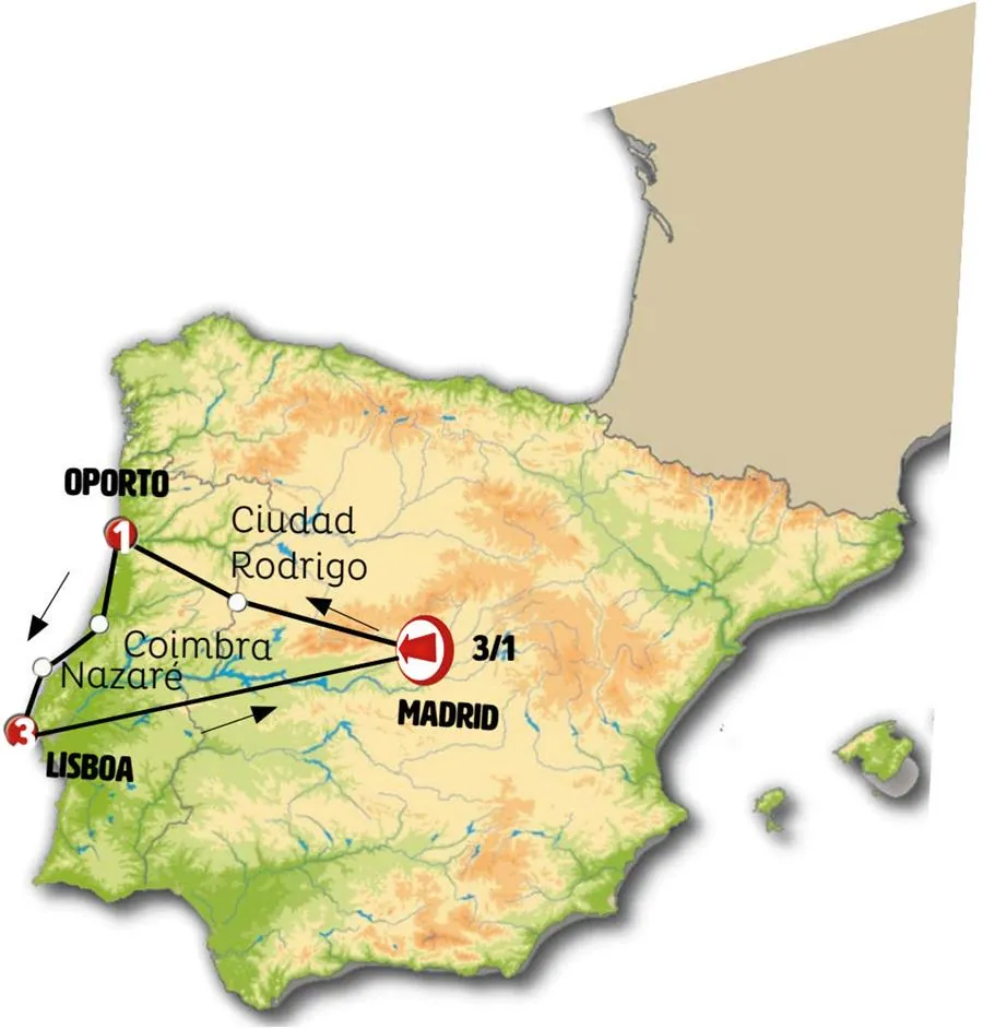 Madrid, Oporto, Lisboa Fin Madrid Slow - imagen 1