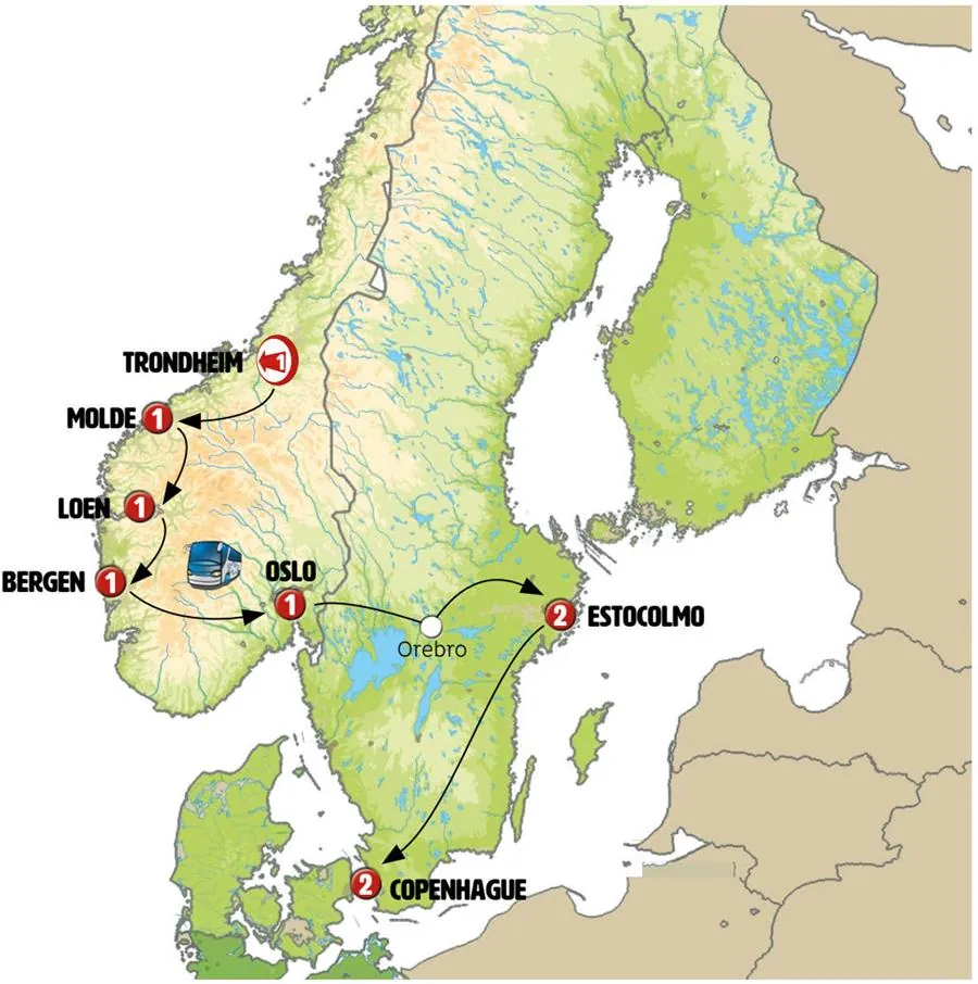 Bellezas de Noruega Fin Estocolmo - imagen 1