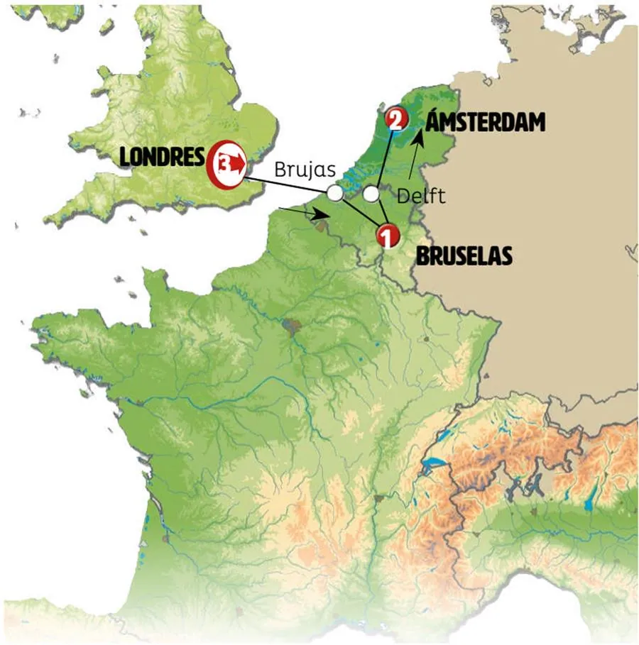 Londres, Brujas y Ámsterdam - imagen 1