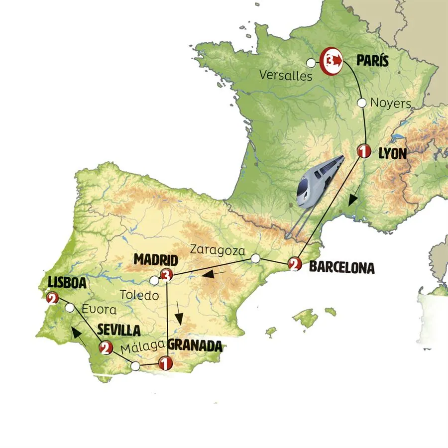 París, España y Portugal con Tren Alta Velocidad - imagen 1