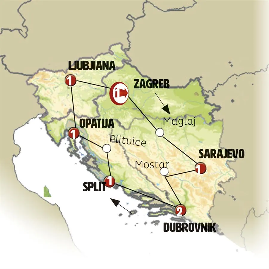 Croacia, Bosnia y Eslovenia Rot - imagen 1
