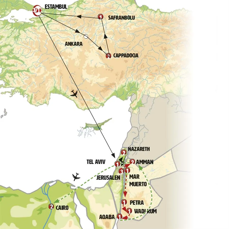 Turquía, Israel y Jordania - imagen 1