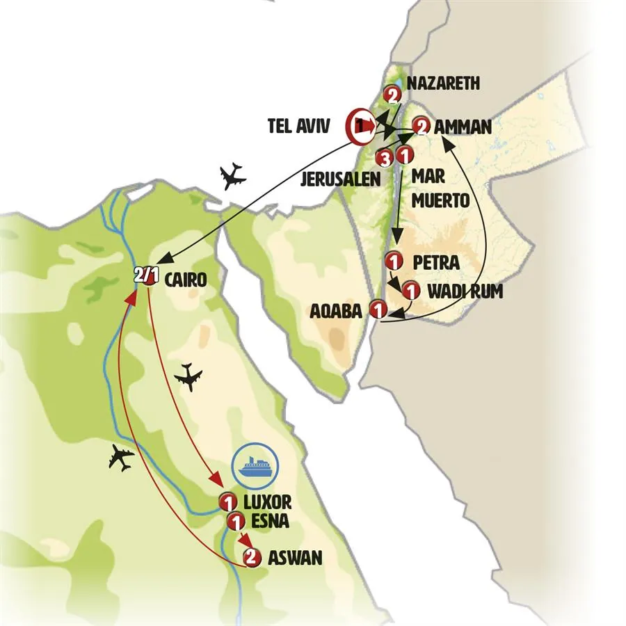 Israel, Jordania y el Cairo - imagen 1